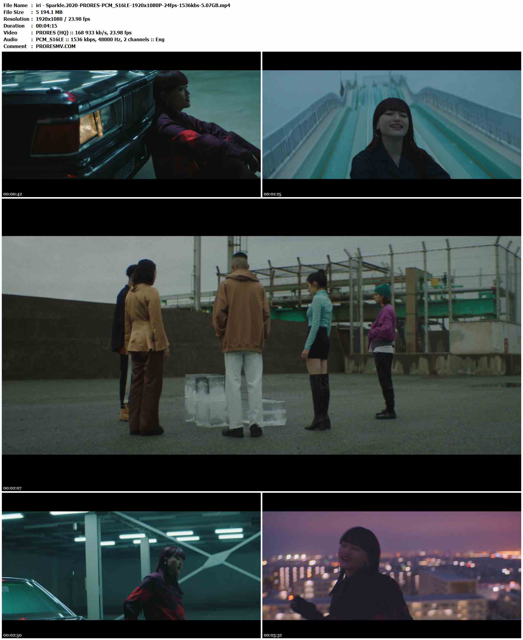 iri - Sparkle.2020-PRORES-PCM_S16LE-1920x1080P-24fps-1536kbs-5.07GB官方MV_高清MV